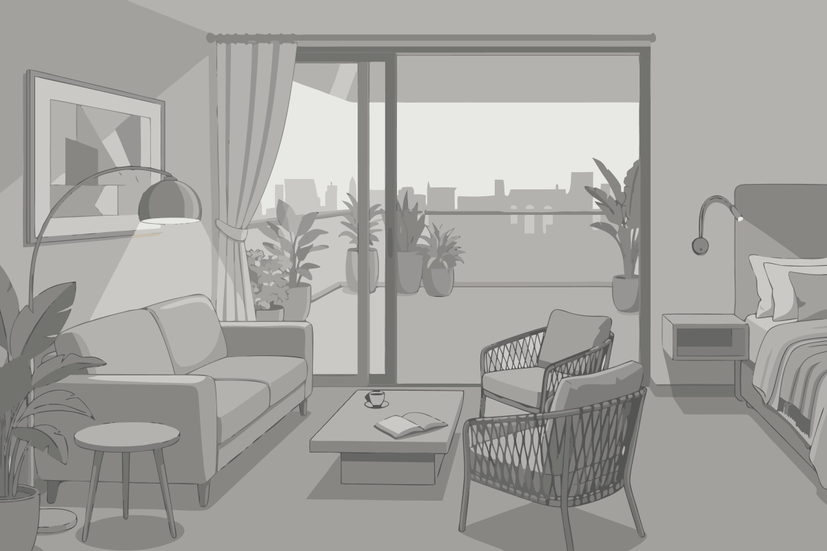 Two-Bedroom Apartment with Canal View